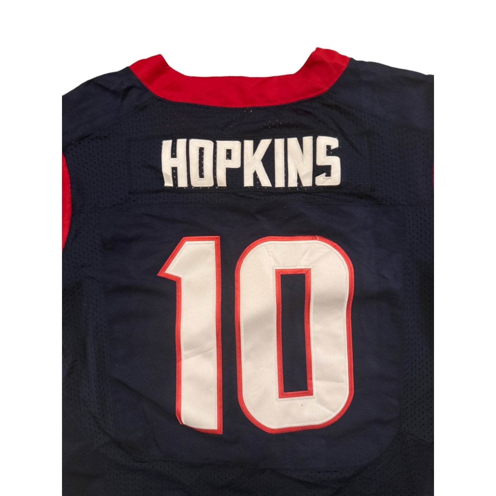 Houston Texans #10 DeAndre Hopkins Jersey Mens Medium Navy NFL Football