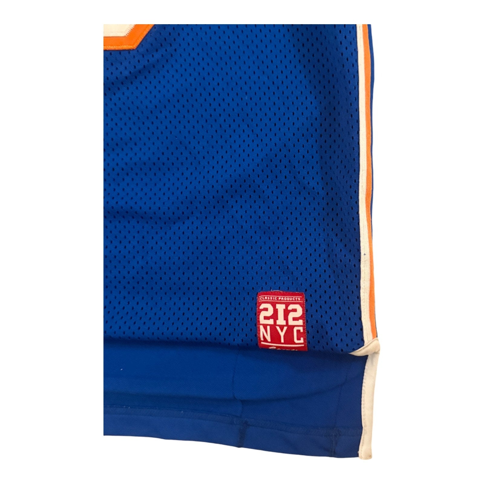 New York Knicks #8 Jersey Mens Medium Blue 212 NYC MLB Basketball Sports Mesh