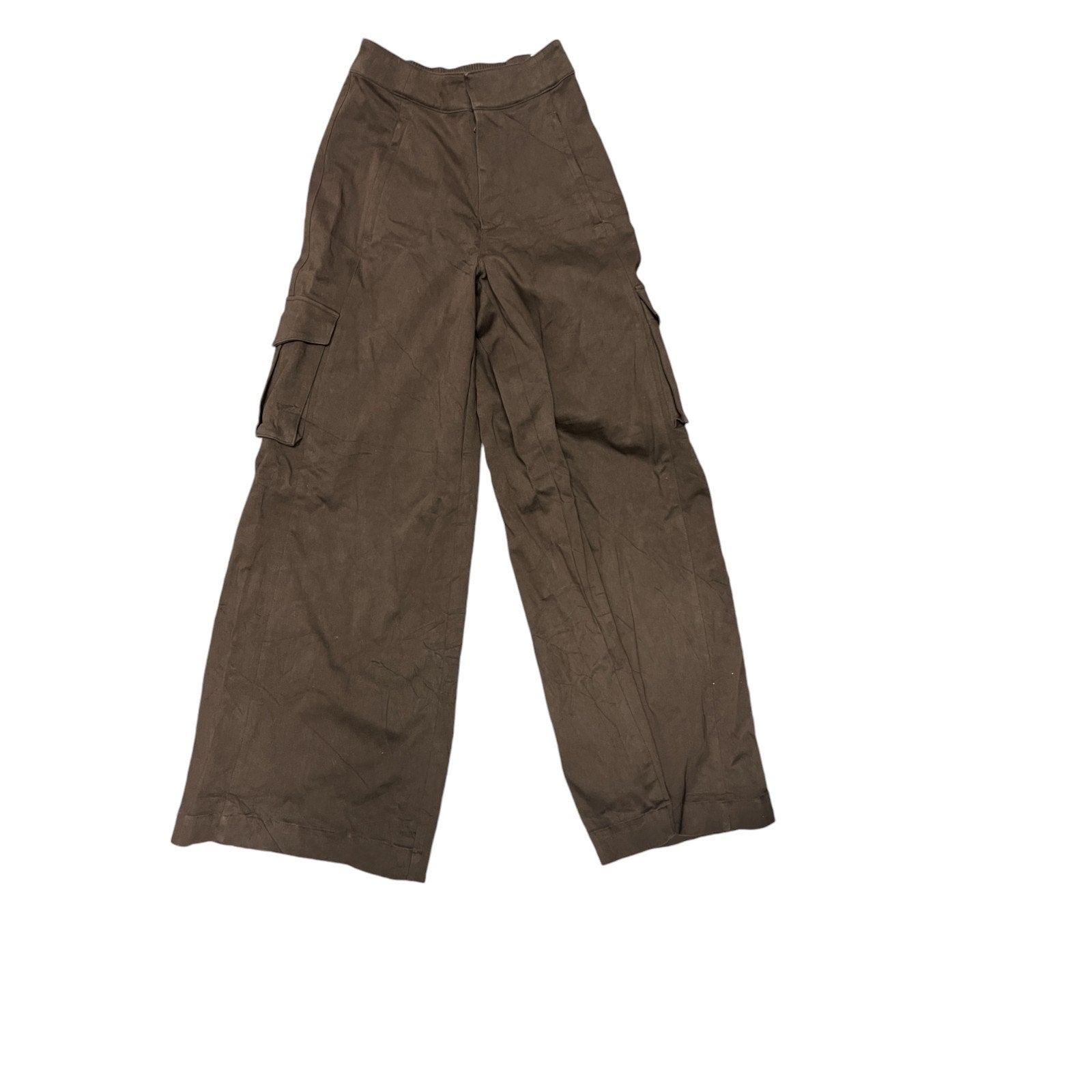 Alo Show Off Cargo Wide Leg Trouser Espresso