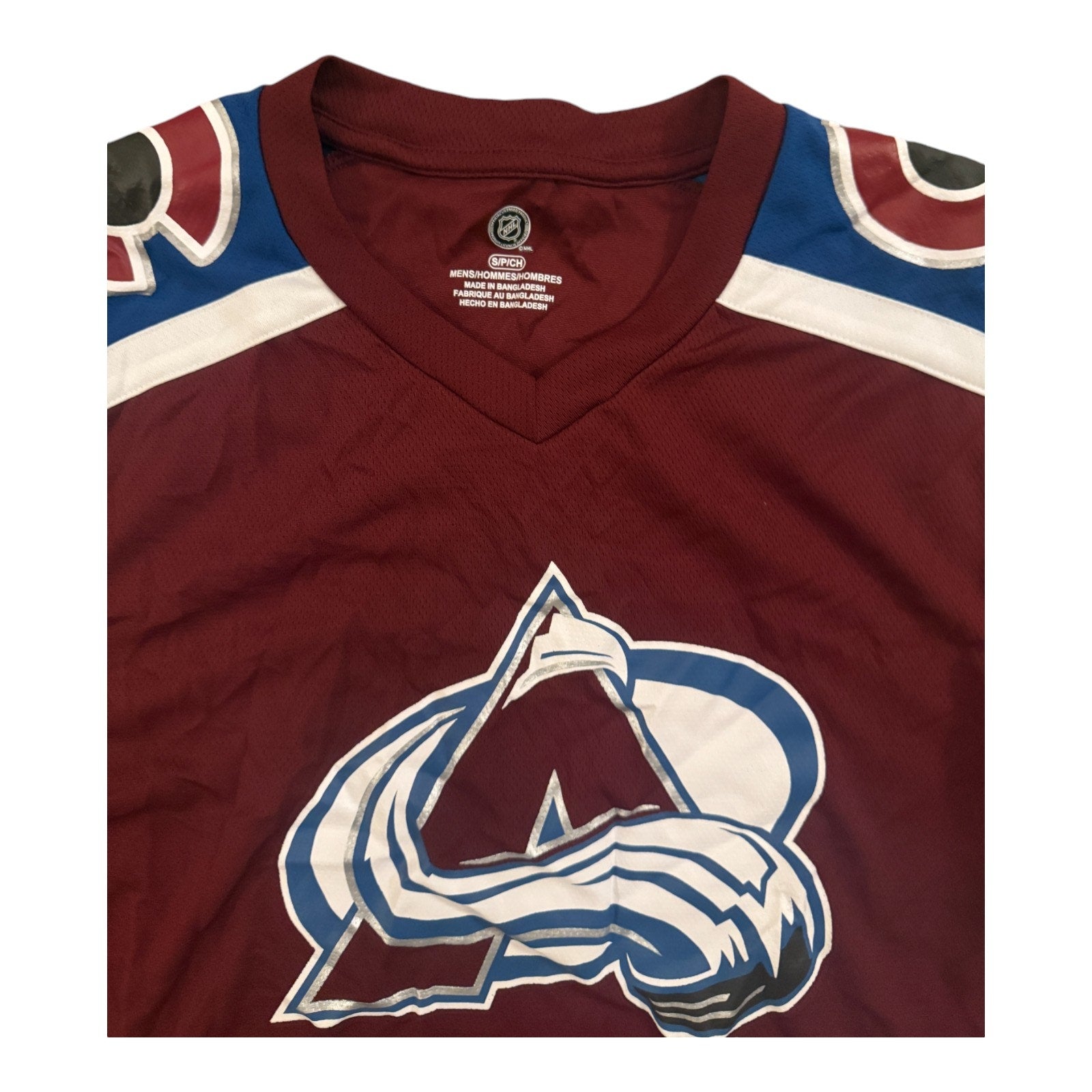 NHL Colorado Avalanche Duchene Official Licensed Jersey Mens Small Burgundy